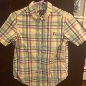 Chaps short sleeve button down